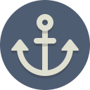 anchor, nautical svg vector icon