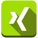 social, xing svg vector icon