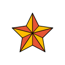 decorations, diwali, festival, lights, star svg vector icon