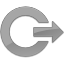 exit, log out, logout, quit, session icon