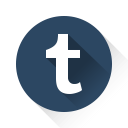 tumblr svg vector icon