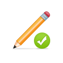 edit,yes,write,writing,right,correct,ok icon