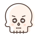 avatar, character, halloween, skeleton, skull svg vector icon