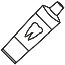 health, healthcare, medicine, stomatology, toothpaste svg vector icon