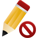 edit, not, validated icon