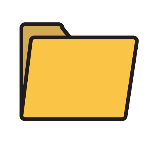 Open Open File svg vector icon