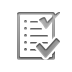white,list,checkmark icon