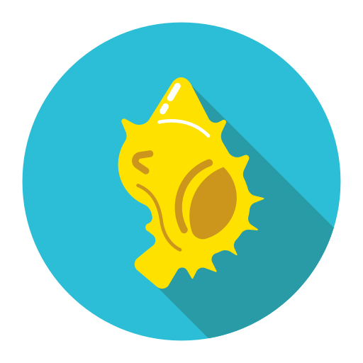 Conch svg vector icon