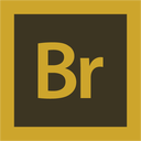 adobe, bridge, logo icon