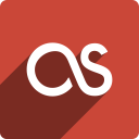 fm, last, media, shadow, social, square svg vector icon