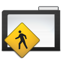 dark,folder,public icon