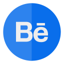 behance, circle, media, social svg vector icon