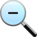 out, zoom svg vector icon