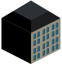 building svg vector icon