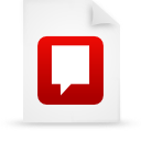 document, file, paper, red icon