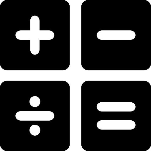 Calculator svg vector icon