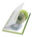 ma, musique, vert icon