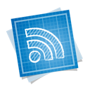 blueprint, rss, social icon