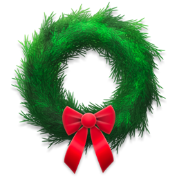 holiday,wreath icon