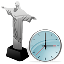 cristoredentor,clock,alarm,time,history,alarm clock icon
