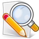 edit,find,replace,write,writing,seek,search icon