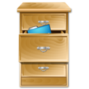 cabinet, opened icon