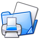 folder, print icon