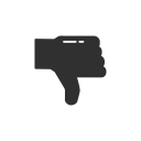 disapproved, facebook, fb, unlike svg vector icon