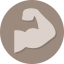 muscle,flat,six,revision icon
