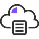 archive, cloud, database, file storage, network, server, storage svg vector icon