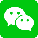 chat, logo, media, network, social, square, wechat svg vector icon