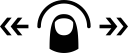 flick, horizontal svg vector icon