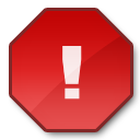 error,warning,alert,wrong,exclamation icon
