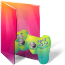 aurora,folder,saved,game,gaming icon
