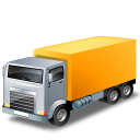 lorry, transport, transportation, truck, vehicle, yellow icon
