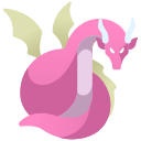 creature, fairytale, fantasy, monster, mythology, wyvern svg vector icon