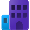 business, p, tower icon