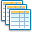 table,multiple icon