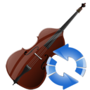 contrabass,refresh,instrument,reload icon