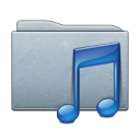 folder,graphite,music icon