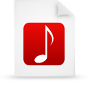 document, file, paper, red icon