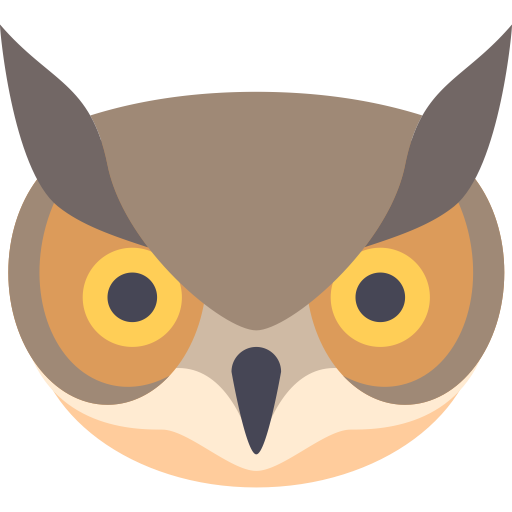 Owl svg vector icon