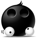 droped, eyes icon