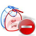 bib,delete,del,remove icon