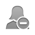 user,woman,delete icon