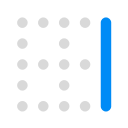 border right, excel, google, google sheets, microsoft excel, sheets svg vector icon