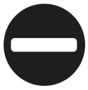character, math, minus, sign, stop svg vector icon