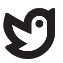 social, twitter svg vector icon