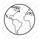 earth, global, globe, location, marker, navigation, world icon