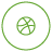 dribble, share, social icon